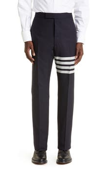 Thom Browne 4-Bar Mélange Wool Pants