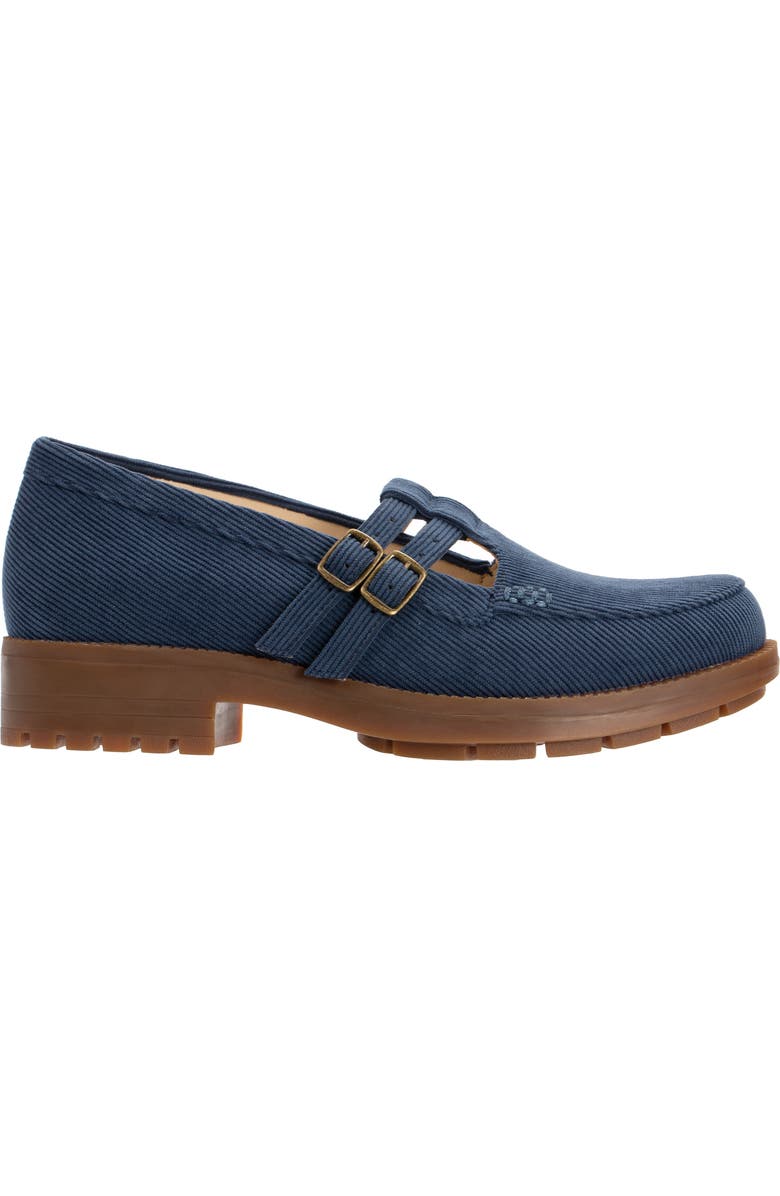 Revitalign Maple Mary Jane Loafer, Alternate, color, Navy