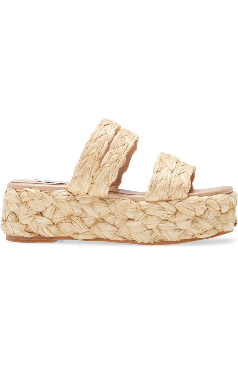 Steve Madden Cannes Platform Espadrille Slide Sandal, Alternate, color,