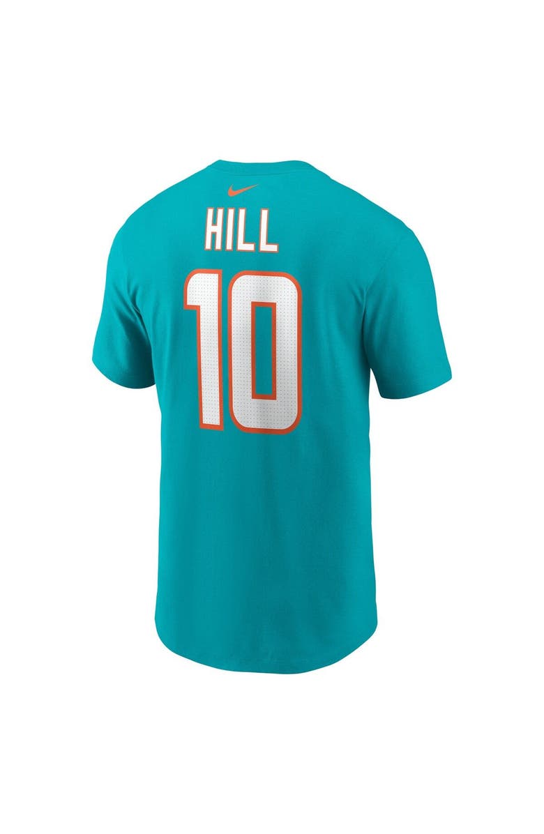Nike Men's Nike Tyreek Hill Aqua Miami Dolphins Player Name & Number T-Shirt, Alternate, color, Aqua