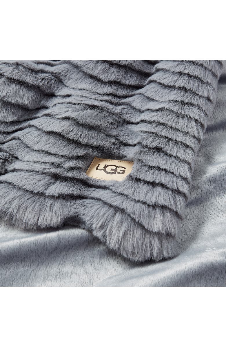 UGG<sup>®</sup> Cayden Faux Fur Throw Blanket, Alternate, color,