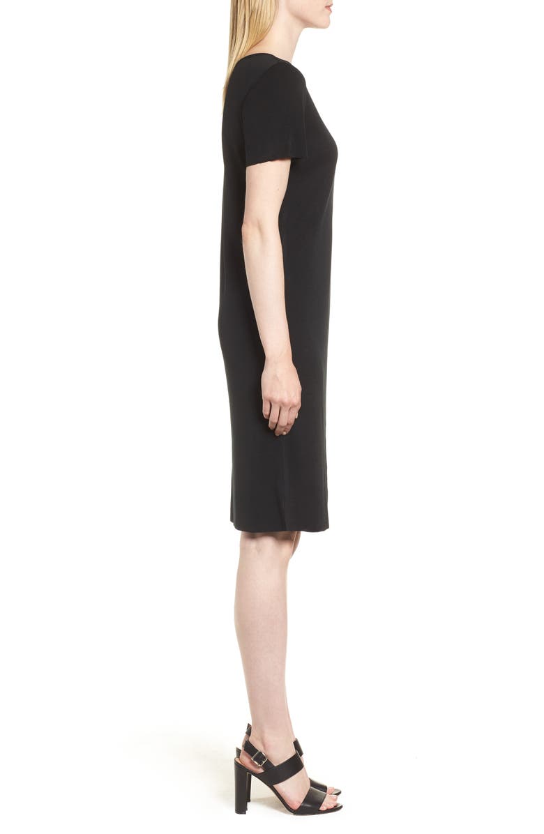 Ming Wang Short Sleeve Dress, Alternate, color, 