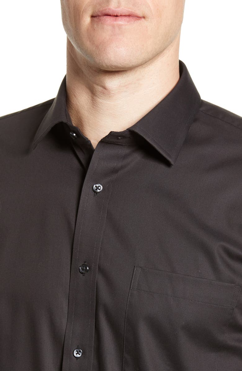 Nordstrom Trim Fit Non-Iron Dress Shirt, Alternate, color, 