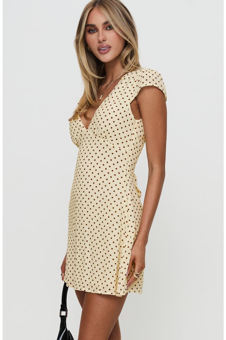 Cannelloni Polka Dot Minidress, Alternate, color, POLKA DOT