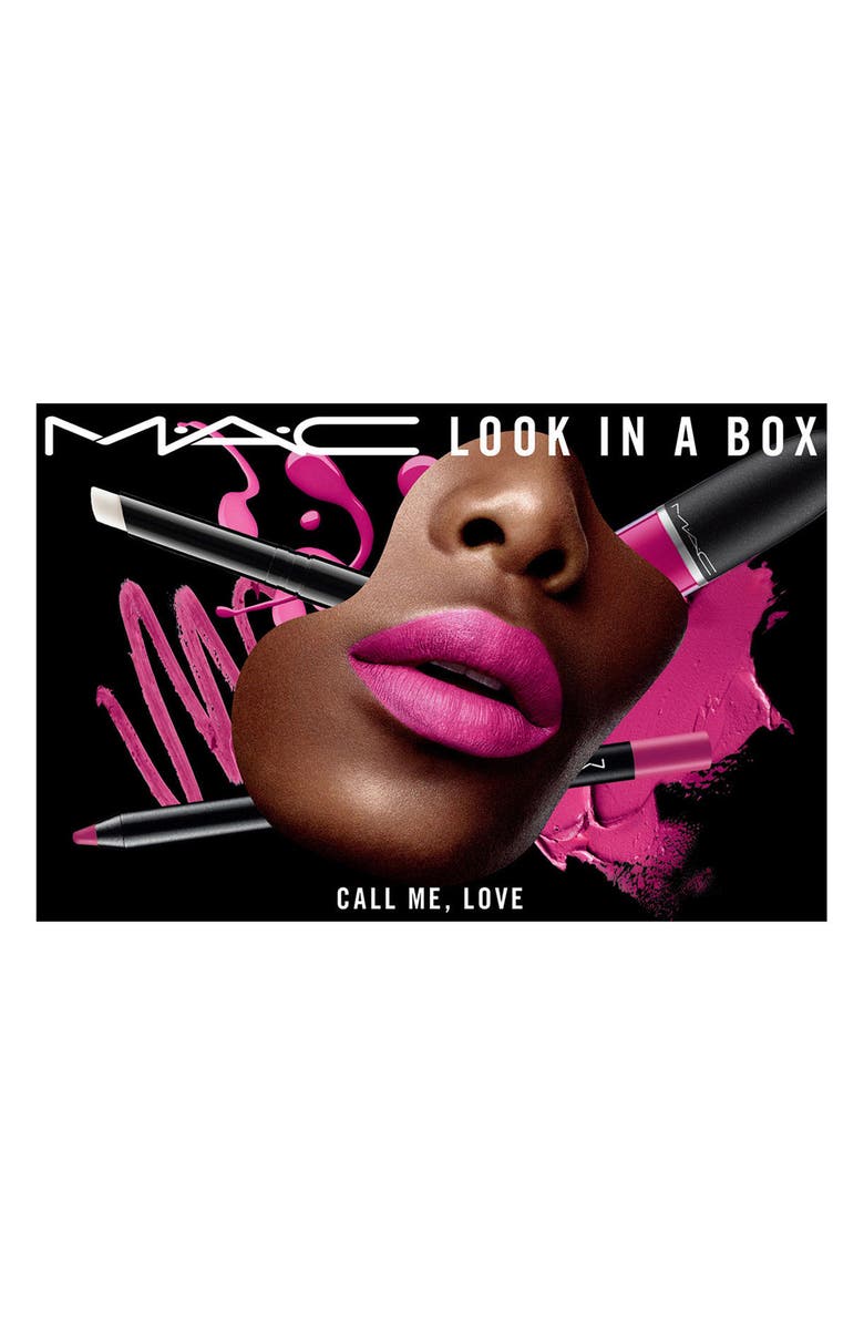 MAC Cosmetics MAC Look in a Box Call Me Love Lip Kit, Alternate, color,