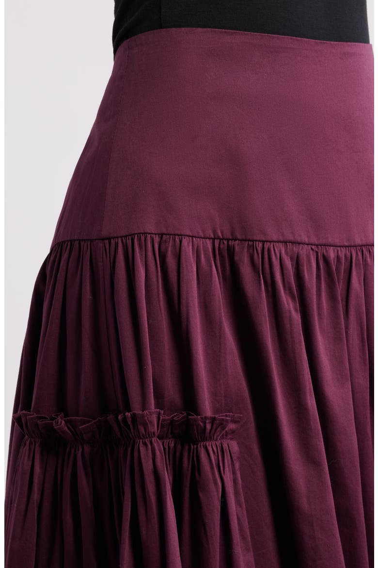 Berta Midi Skirt, Alternate, color, FIG