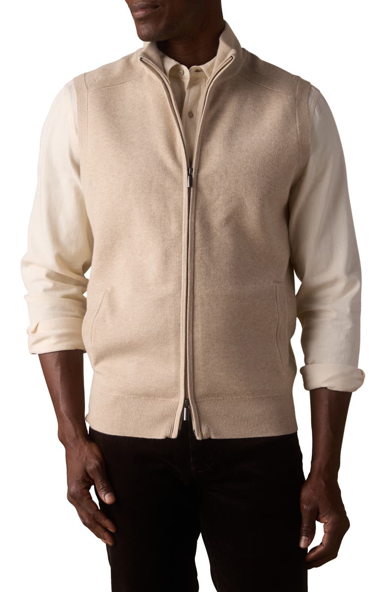 The Normal Brand Coopers Landing Sweater Vest, Main, color, Oatmeal