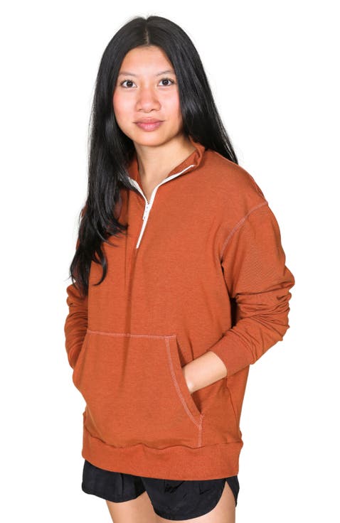 売れ筋商品|||コロシアム パーカー・スウェットシャツ アウター レディース Women's Orange, Navy Auburn Tigers Aidan Half-Zip Hoodie Orange, Navy Colosseum Women's Colosseum Orange/Navy Auburn Tigers Aidan