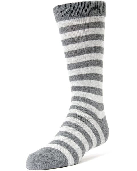 Two Color Striped Dress Socks (Big Kid)