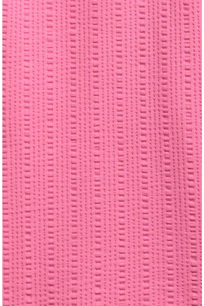 Kids' Textured Wide Leg Stretch Cotton Pants, Alternate, color, PINK