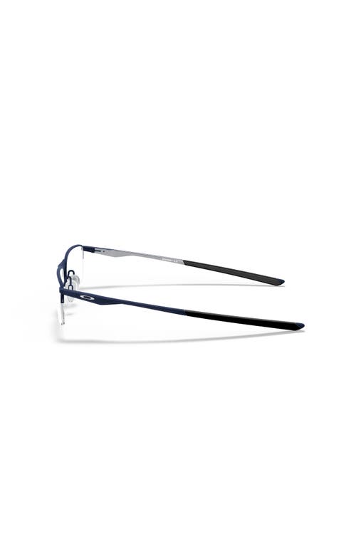 Oakley 53mm Rectangle Optical Glasses In Blue