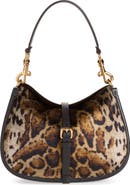 Etro Animal Print Velvet Shoulder Bag