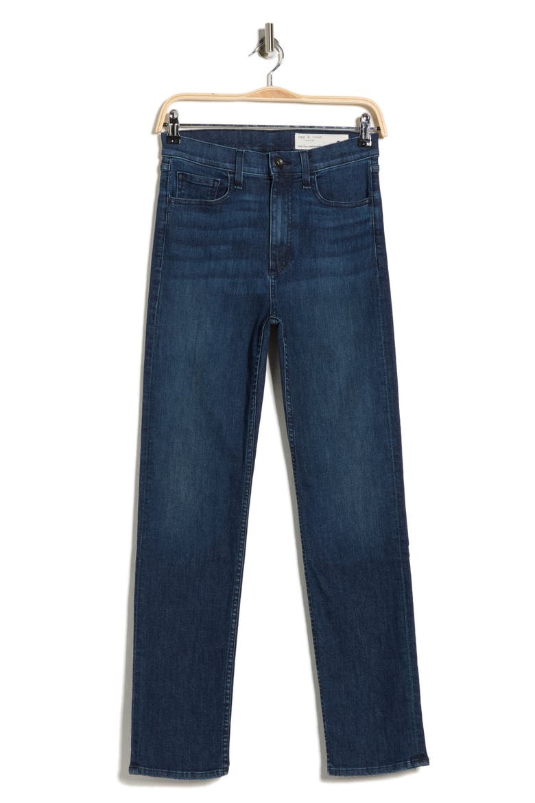 Fern Full Length Slim Leg Jeans, Alternate, color, DARKWASH