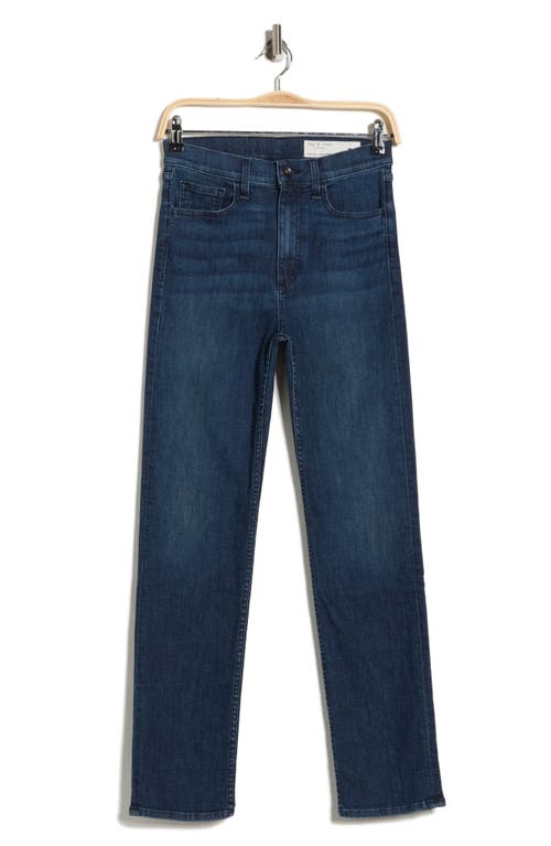 Rag & Bone Fern Full Length Slim Leg Jeans In Blue
