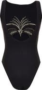 Maaji Midnight Palm Atenea Reversible One-Piece Swimsuit