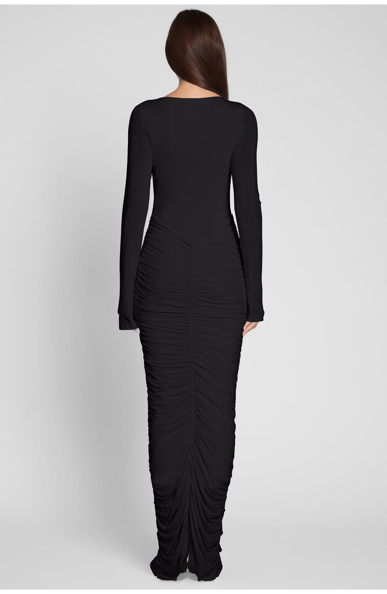 LEAU Rhea Ruche Maxi Dress, Alternate, color, 