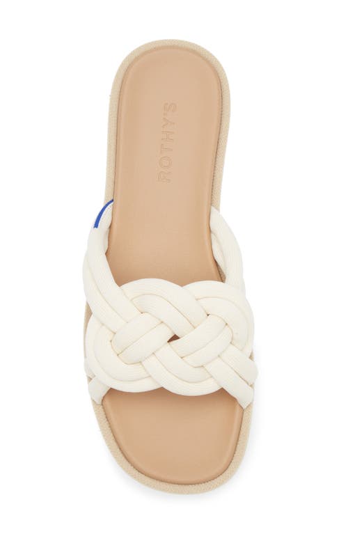 Rothys Rothy's The Summer Sandal In White Sand