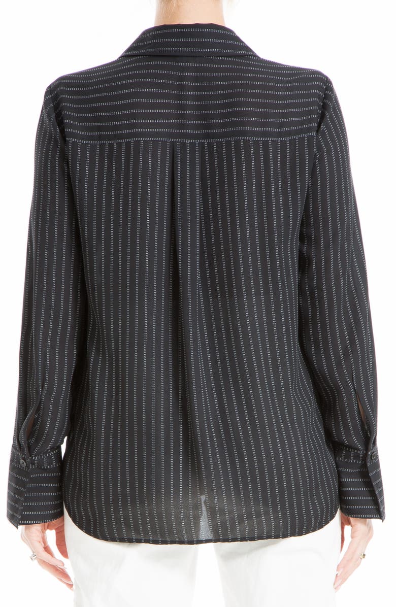 MAX STUDIO Printed Long Sleeve Button-Up Shirt, Alternate, color, Bkivodss