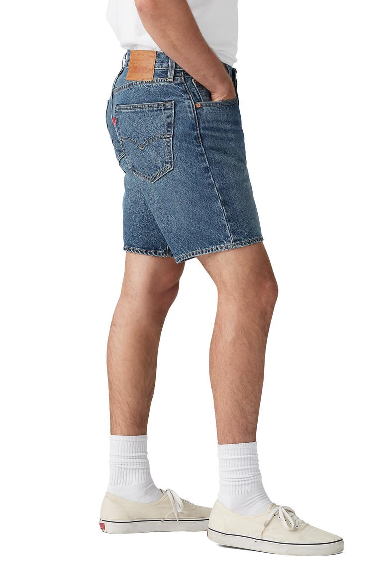 501® '93 Relaxed Denim Shorts, Alternate, color, INDIGO GENERAL SHORTS