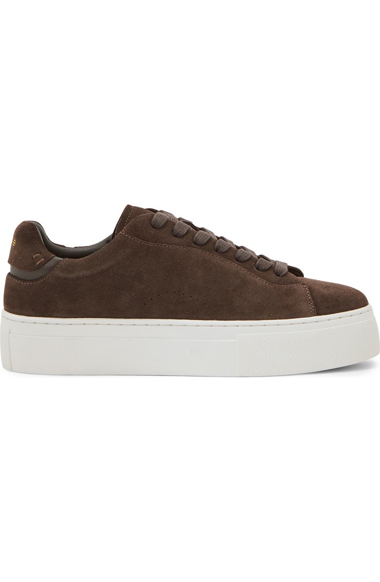 Reiss Francesca Platform Sneaker, Main, color, Chocolate
