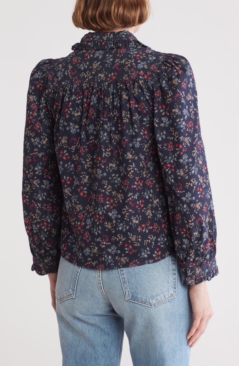 THE GREAT. Pintuck Hemingway Top, Alternate, color, 