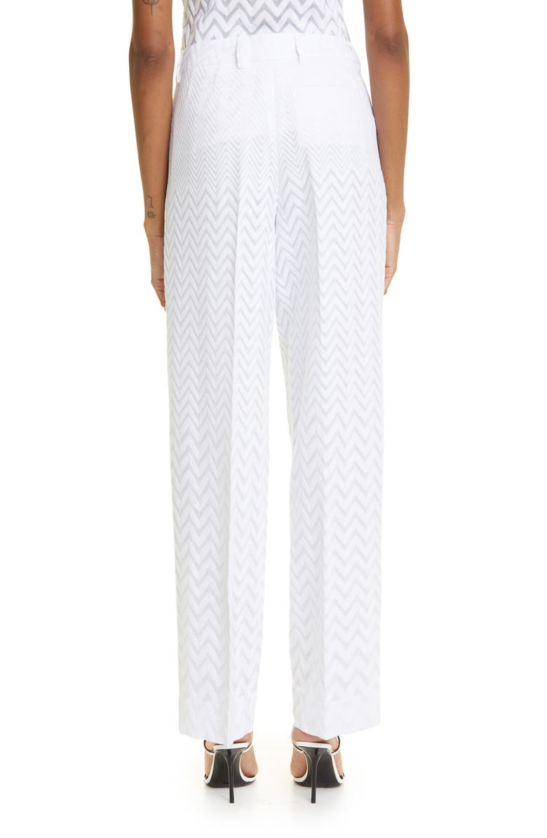 Missoni Zigzag Stripe Knit Straight Leg Pants, Alternate, color,