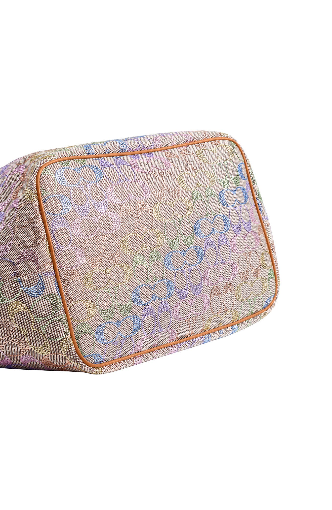 COACH Crystal Signature Jacquard Frame Bag, Alternate, color, 