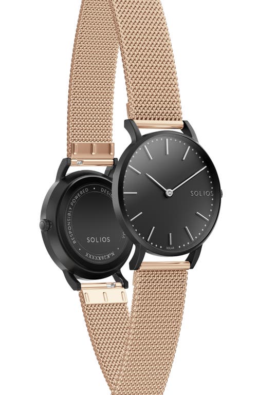 Solios Watches The Solar Classic | Black Dial