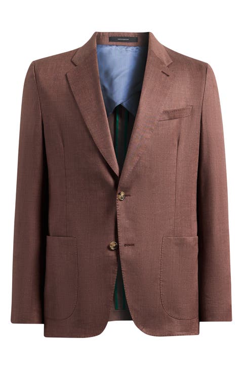 Marylebone Solid Linen & Wool Twill Sport Coat