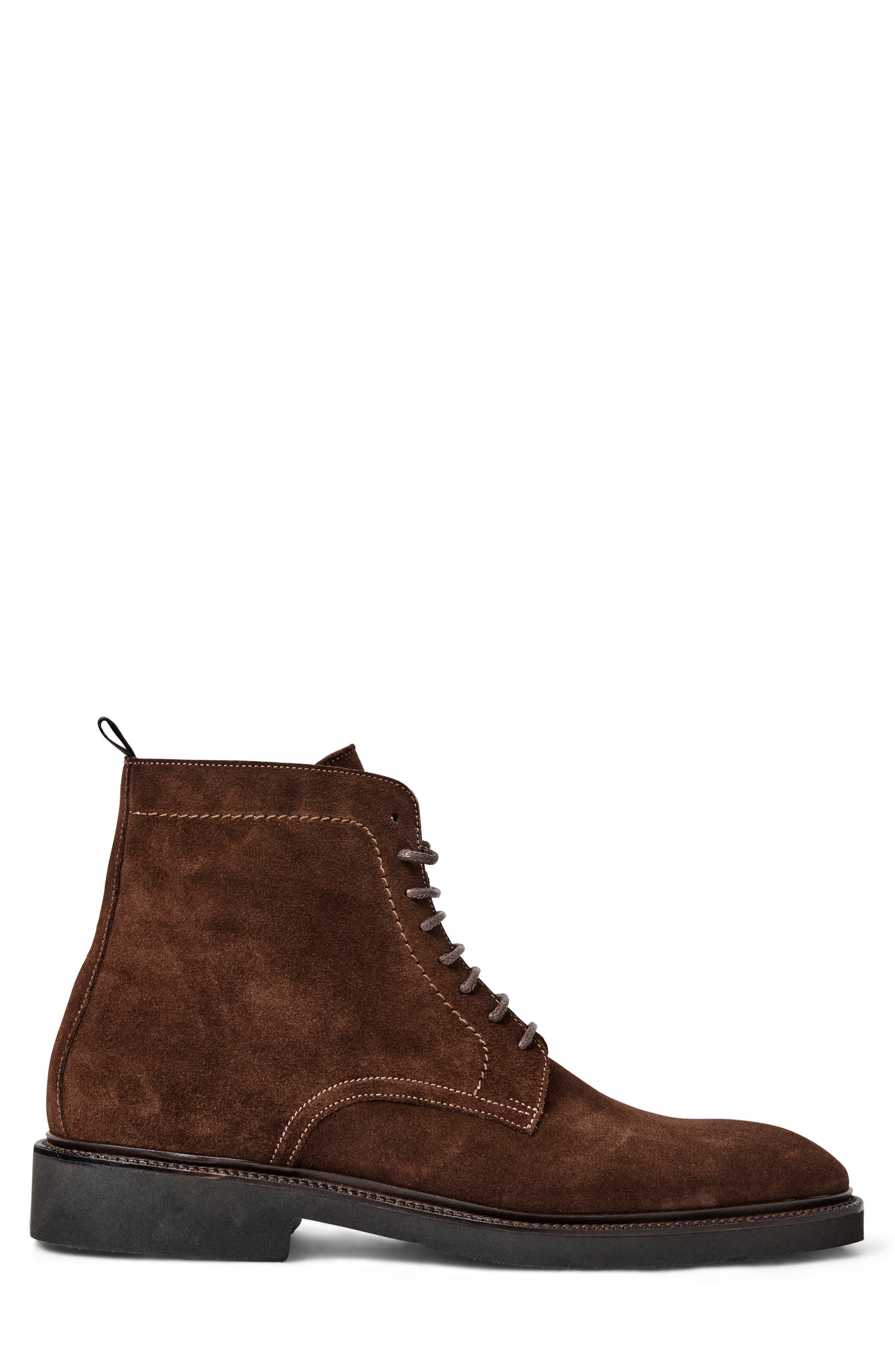 Bruno Magli Anthony Lace-Up Boot, Alternate, color, Dark Brown Suede
