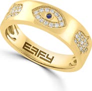 EFFY Evil Eye Sapphire & Diamond Ring