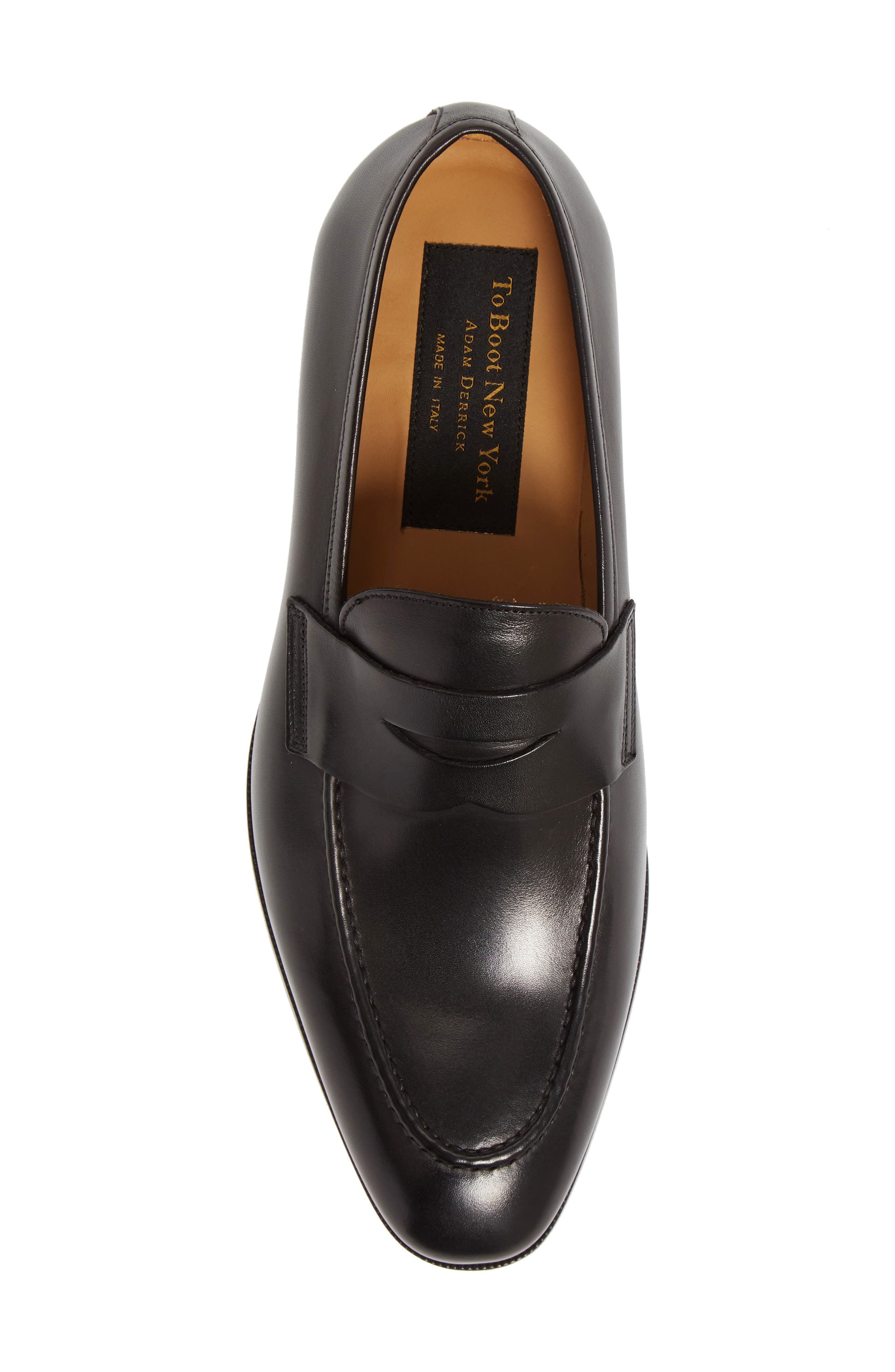 TO BOOT NEW YORK Tesoro Penny Loafer, Alternate, color, Black