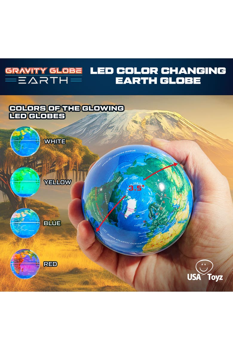 Led Photo Frame Rotating USA Toyz Gravity Globe Earth Ball and C Frame Set | Nordstrom