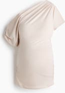 H&M Mama Draped One-shoulder Top