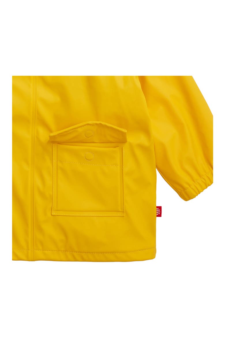 Hooded Citrus Raincoat, Alternate, color, YELLOW