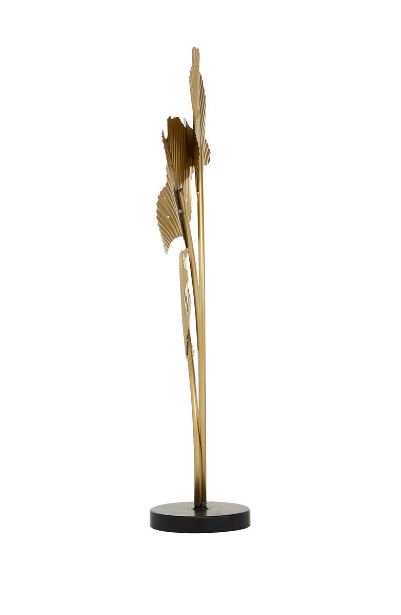 WILLOW ROW White Meatal Leaf Sculpture, Alternate, color, 