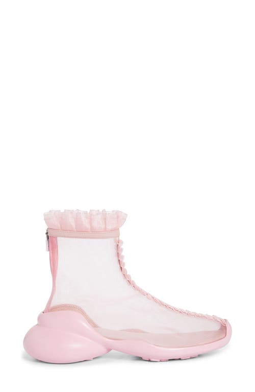 Collina Strada Pink Fctry Lab Edition Rufl Boots In Pink