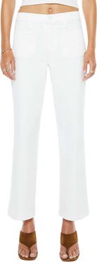 MOTHER The Maven Patch Pocket Ankle Straight Leg Jeans