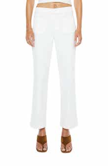 The Maven Patch Pocket Ankle Straight Leg Jeans