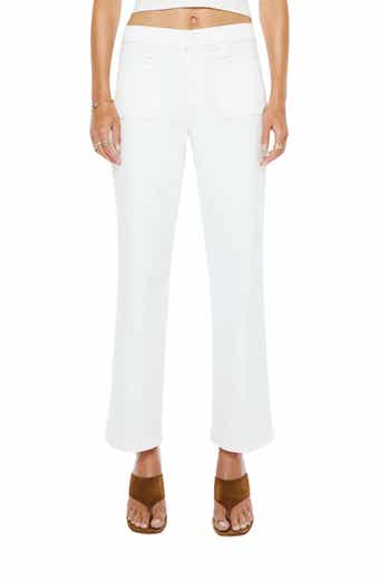 The Maven Patch Pocket Ankle Straight Leg Jeans