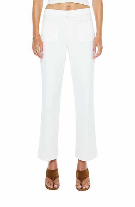 The Maven Patch Pocket Ankle Straight Leg Jeans