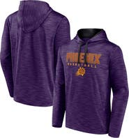 FANATICS Men's Fanatics Branded Heather Purple Phoenix Suns Fast Break Pullover Hoodie