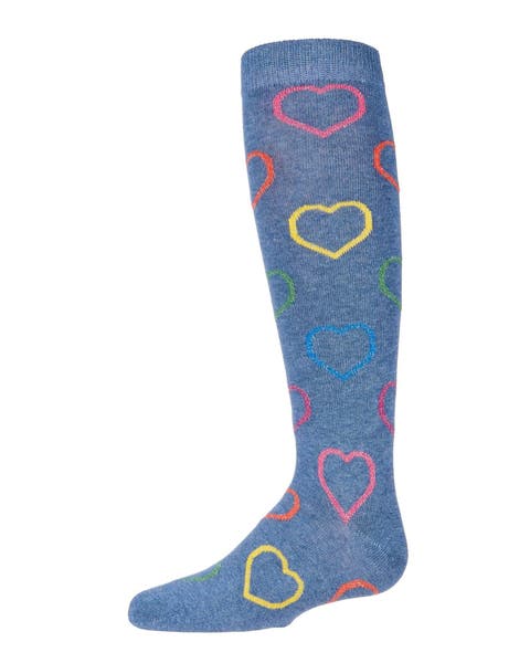 Dazzling Hearts Knee High Socks (Little Kid & Big Kid)