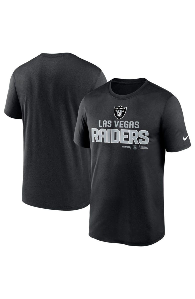 Nike Men's Nike Black Las Vegas Raiders Legend Community Performance T-Shirt, Main, color, 