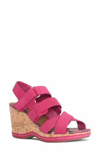 Slingback Platform Wedge Sandal