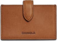 Shinola Accordion Leather Card Case