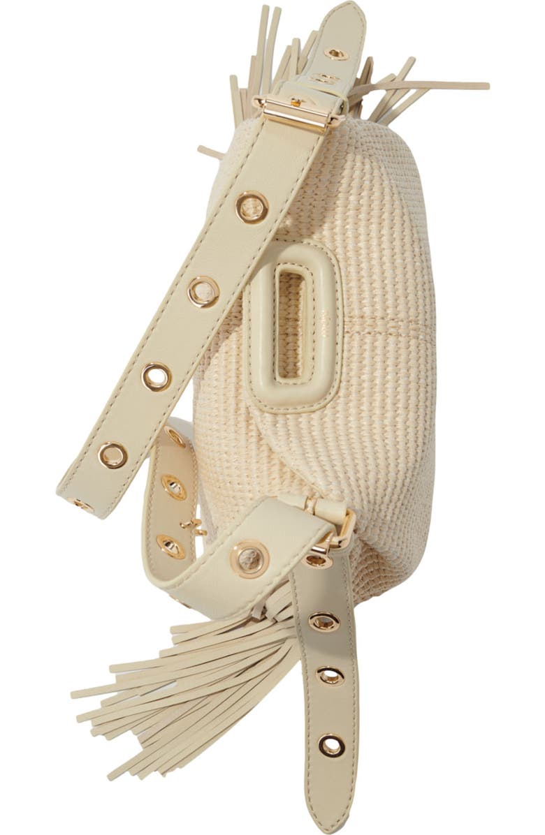 maje Raffia effect Miss M Mini bag, Alternate, color,