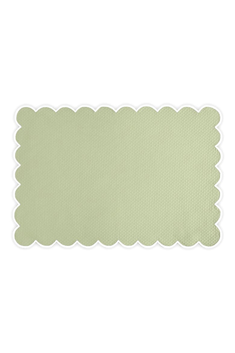 Savannah Gardens Set of 4 Placemats, Main, color, SPRING GREEN