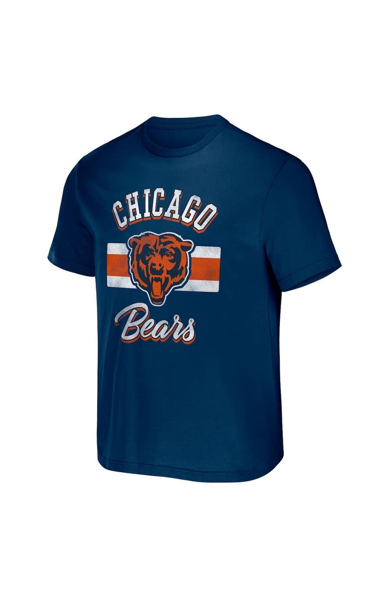 NFL X DARIUS RUCKER Men's NFL x Darius Rucker Collection by Fanatics Navy Chicago Bears Stripe T-Shirt, Alternate, color, Navy
