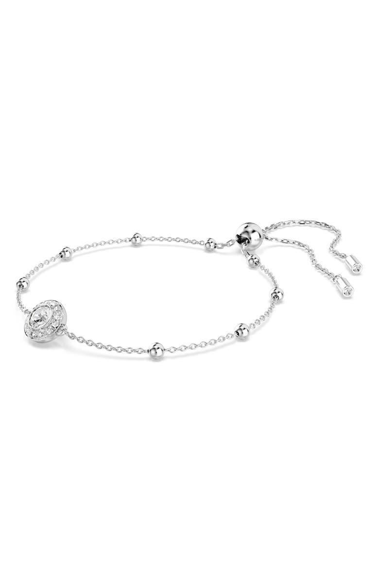 Swarovski Una Double Sided Bracelet, Alternate, color, White/ Silver